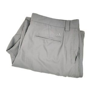 Adidas Golf Pants Men's 40x30 Gray Climalite Performance Straight Quick Dry